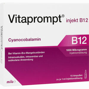 Vitaprompt Injekt B12 1000 Ug Injektionslösung 10 x 1 ml - ab 5,17 &euro;