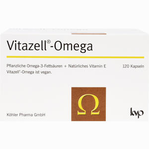 Vitazell- Omega Kapseln 120 Stück - ab 31,95 €