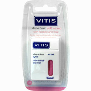 Vitis Zahnfloss Gewachst mit Fluorid + Minze 1 Stück - ab 3,32 €