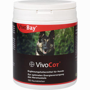 Vivibay Vivocor für Hunde Vet. Tabletten 150 Stück Vivibay Vivocor für Hunde Vet. Tabletten 150 Stück