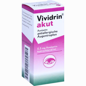 Vividrin Akut Azelastin Antiallergische Augentropfen  6 ml - ab 6,89 €