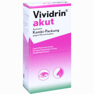 Vividrin Akut Azelastin Kombipackung gegen Heuschnupfen  1 Packung - ab 11,49 €