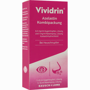 Vividrin Azelastin Kombipackung 0.5mg Atr+ 1mg Nasenspray 1 Packung - ab 11,49 €