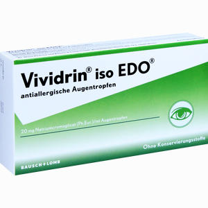 Abbildung von Vividrin Iso Edo Antiallergische Augentropfen 20 x 0.5 ml