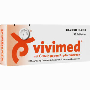 Vivimed mit Coffein gegen Kopfschmerzen Tabletten 10 Stück - ab 2,37 €