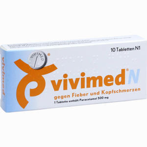 Vivimed N gegen Fieber und Kopfschmerzen Tabletten 10 Stück