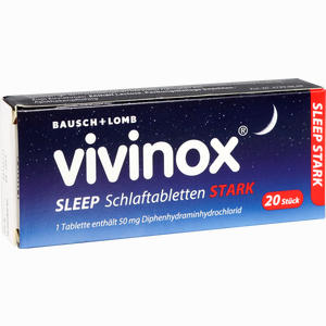 Vivinox Sleep Schlaftabletten Stark  20 Stück
