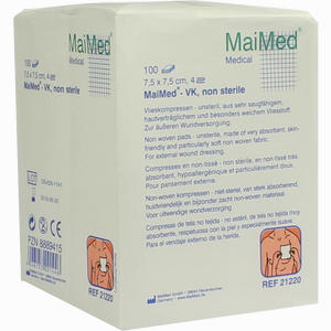 Vlieskompressen7. 5x7. 5unst 100 Stück - ab 0,95 €