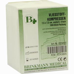 Vliesstoff Bri 7.5x7.5  100 Stück - ab 5,08 €
