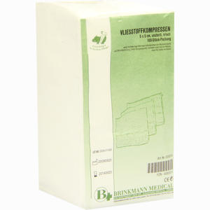 Vliesstoff Kom Bri 5x5 Kompressen 100 Stück - ab 3,29 €