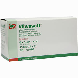 Vliwasoft Vlieskompresse 5x5cm Kompressen 150 Stück - ab 2,49 €