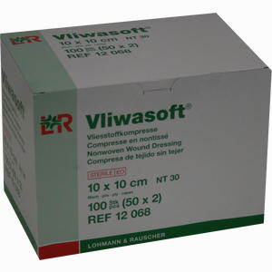 Vliwasoft Vliesstoff- Kompresse Steril 10x20cm Kompressen Lohmann & Rauscher GmbH & Co.KG 50 Stück - ab 4,99 &euro;