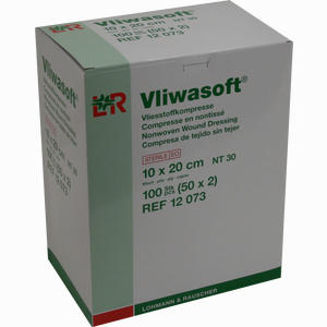 Vliwasoft Vliesstoff- Kompresse Steril 10x20cm Kompressen Lohmann & Rauscher GmbH & Co.KG 50 Stück - ab 11,49 &euro;