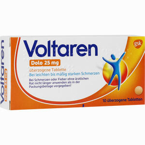 Voltaren Dolo 25mg Tabletten 10 Stück - ab 4,04 €