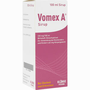Vomex A Sirup 100 ml - ab 6,83 €