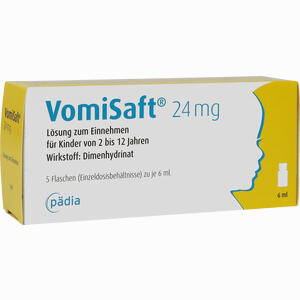 Vomisaft 24 Mg Lösung Zum Einnehmen 5 x 6 ml - ab 5,79 €