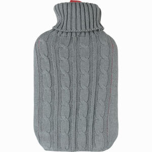 Wärmflasche Gummi 2 Liter mit Rollkragen- Pullover- Bezug 1 Stück - ab 4,96 €