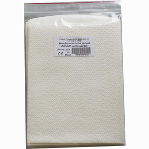 Waschhandschuhe Airlaid Weiß Geprägt  10 Stück - ab 1,47 €