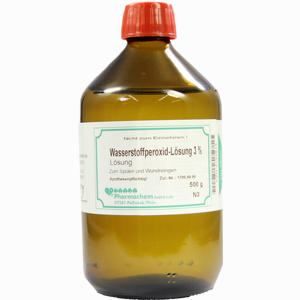 Wasserstoffperoxid- Lösung 3% 500 g - ab 4,92 €