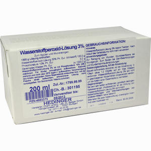 Wasserstoffperoxid- Lösung 3% Nach Standardzulassung  200 ml - ab 3,89 €
