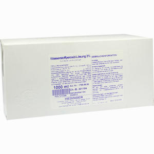 Wasserstoffperoxid- Lösung 3% Nach Standardzulassung  1000 ml - ab 8,84 €
