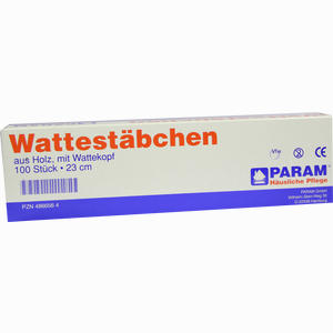 Wattestab mit Wattek 23cm  100 Stück - ab 4,00 €