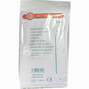 Wattestaebchen 15cm 4- 5mm 100 Stück - ab 2,99 €