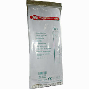 Wattestaebchen 23cm 4- 5mm 100 Stück - ab 6,41 €