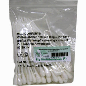 Wattetraeg Gr Watte Unsteril  50 Stück - ab 2,16 €