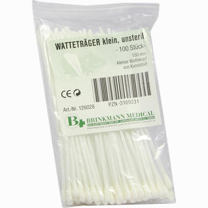 Wattetraeg Kl Wattek Unsteril  100 Stück - ab 1,43 €
