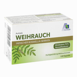 Weihrauch 450mg Boswellia Serrata Kapseln 120 Stück - ab 13,99 €