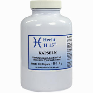 Weihrauch Hecht H15 200mg Kapseln  200 Stück - ab 36,51 €