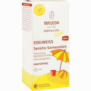 Weleda Edelweiss Sensitiv Sonnenmilch Lsf 30 Baby & Kids 150 ml - ab 0,00 €