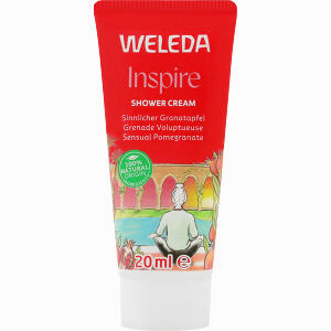 Weleda Inspire Shower Cream Sinnlicher Granatapfel 20 ml - ab 1,06 &euro;