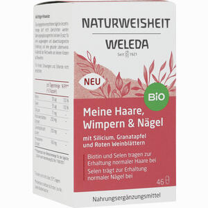 Weleda Naturweisheit Meine Haare Wimpern & Nägel 46 Stück - ab 17,57 €