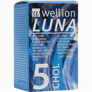 Wellion Luna Cholesterin Teststreifen  5 Stück - ab 19,95 €