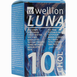 Wellion Luna Cholesterinteststreifen  10 Stück - ab 25,95 €