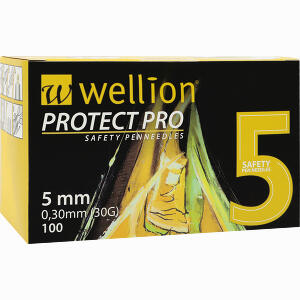 Wellion Protect Pro Safety Pen Needles 5 Mm Kanülen 100 Stück - ab 19,54 &euro;