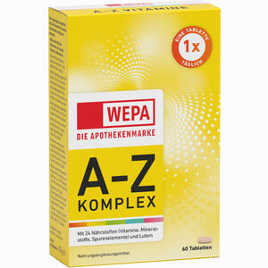 Wepa A- Z Komplex Tabletten 60 Stück - ab 5,79 &euro;