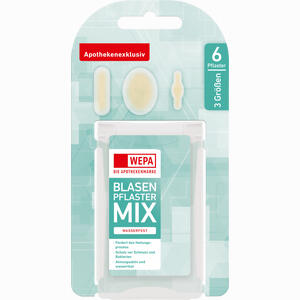 Wepa Blasenpflaster Mix 3 Größen  6 Stück - ab 3,09 €