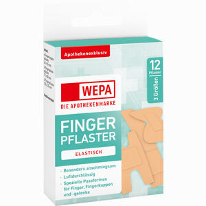 Wepa Fingerpflaster Mix 3 Größen  12 Stück - ab 1,60 €