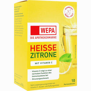 Wepa Heisse Zitrone+ Vitamin C Pulver 10 x 10 g - ab 2,53 &euro;