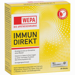 Wepa Immun Direkt Sticks 20 Stück - ab 4,12 &euro;