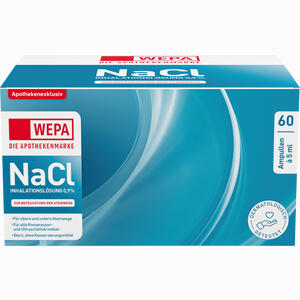 Wepa Inhalationslösung Nacl 0.9 %  60 x 5 ml - ab 10,92 €