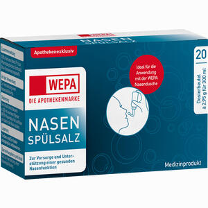 Wepa Nasenspülsalz  20 x 2.95 g - ab 3,88 €