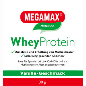 Wheyprotein Lactosefrei Vanille Megamax Pulver 30 g - ab 0,00 &euro;