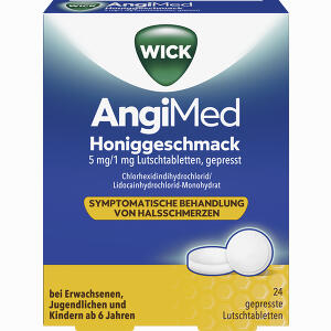 Wick Angimed Honiggeschmack 5mg/1mg Lutschtabl.  24 Stück - ab 8,61 &euro;