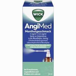 Wick Angimed Mentholgeschmack 2mg/Ml+ 0. 5mg/Ml 30 ml - ab 8,61 &euro;