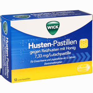 Wick Husten- Pastillen gegen Reizhusten mit Honig  12 Stück - ab 0,00 €