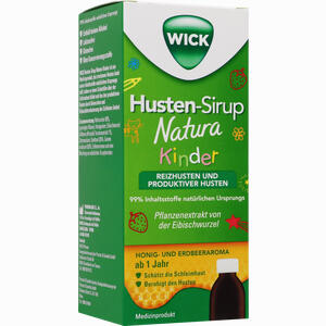Wick Husten- Sirup Natura Kinder 140 ml - ab 5,89 €